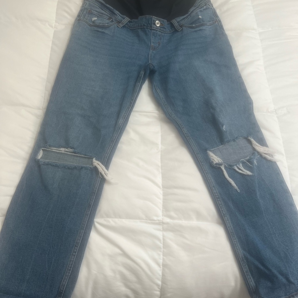 Abercrombie & Fitch Maternity Ankle Straight Jeans